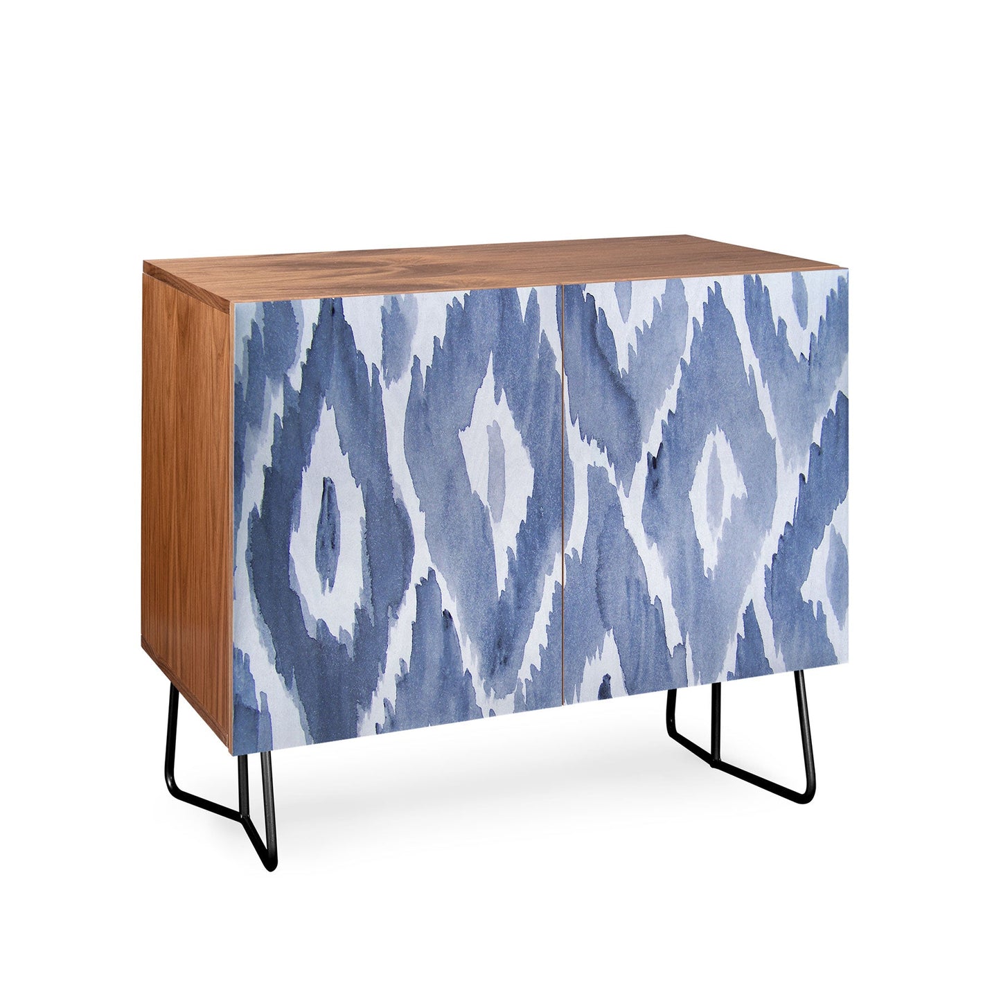 Natalie Baca Painterly Ikat in Indigo Credenza