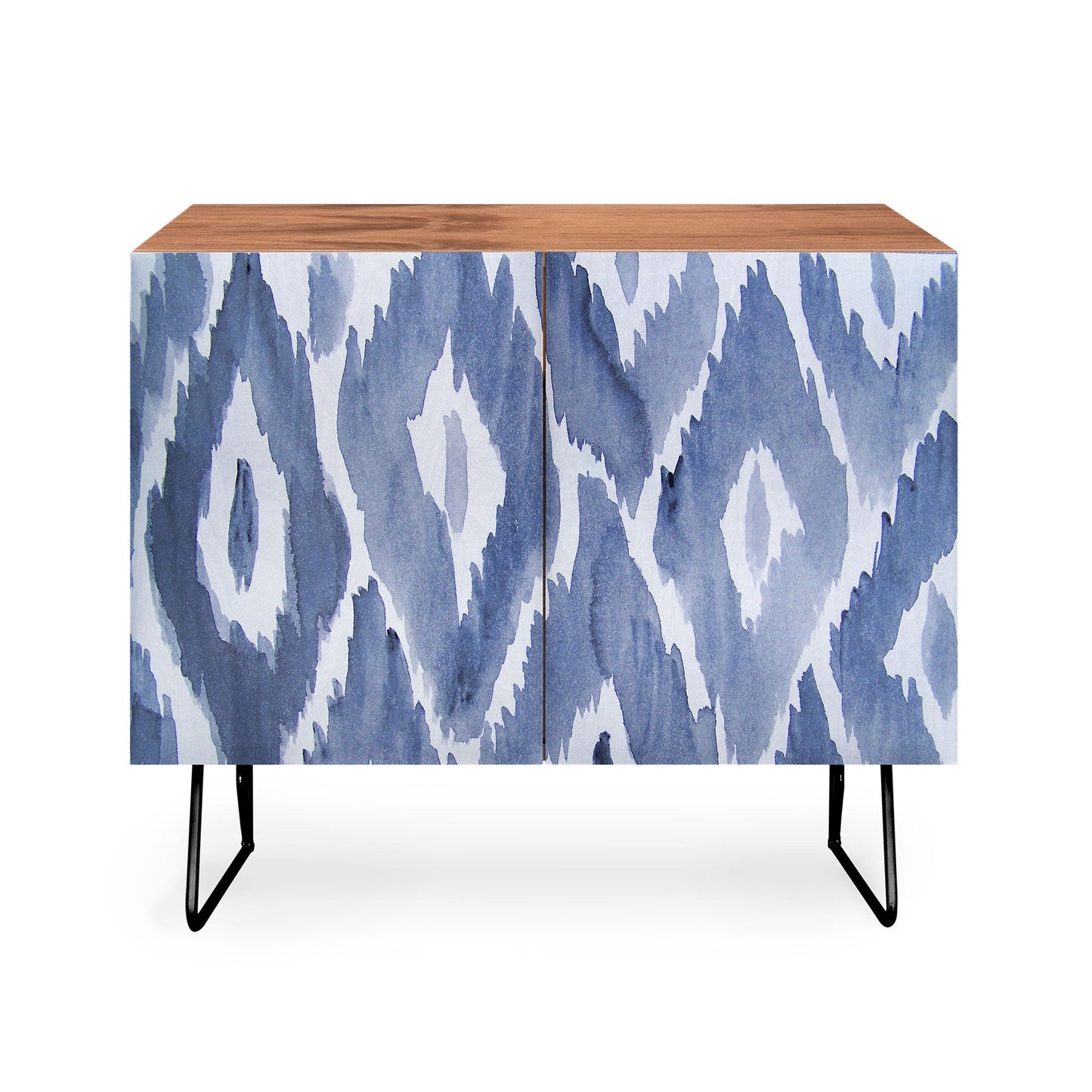 Natalie Baca Painterly Ikat in Indigo Credenza