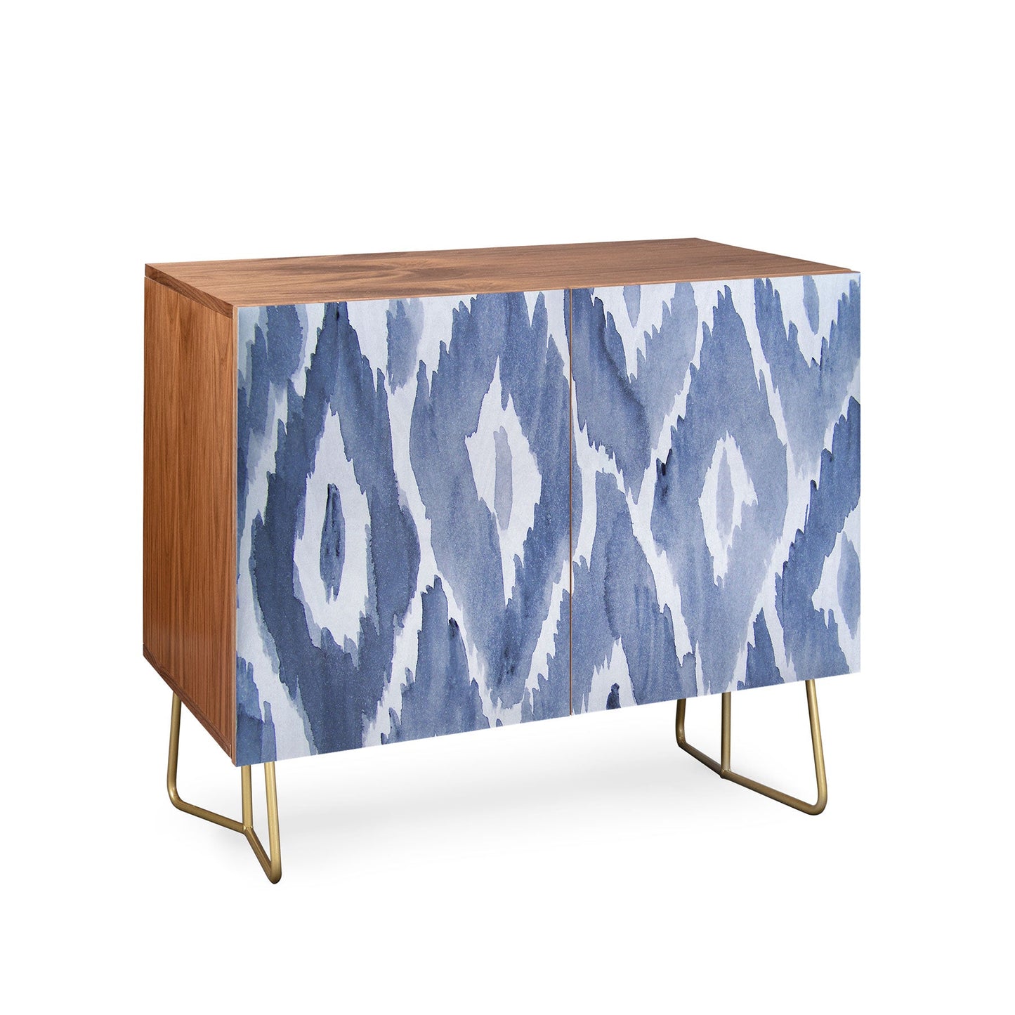 Natalie Baca Painterly Ikat in Indigo Credenza