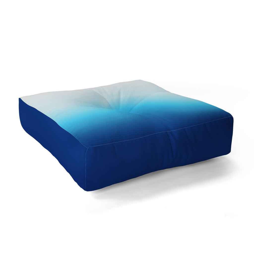 Natalie Baca Under The Sea Ombre Floor Pillow Square