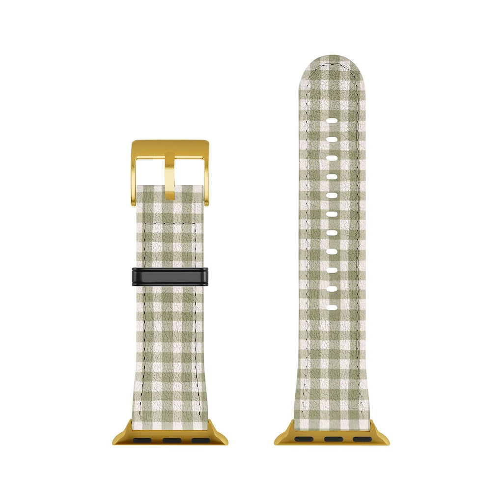 Menina Lisboa Rustic Green Plaid Apple Watch Band