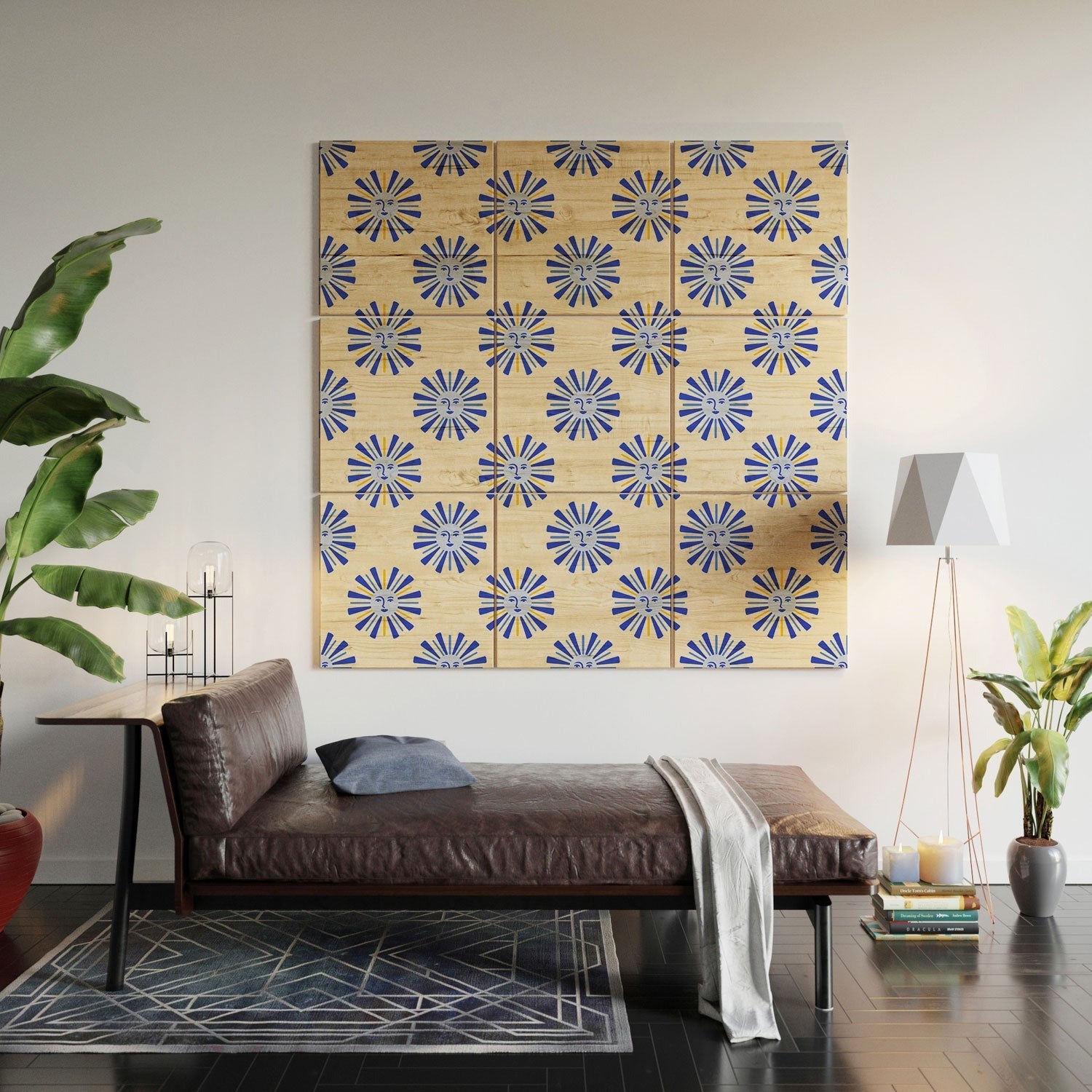 Design by Spark Dolce Vita Radial Sun Wood Wall Mural
