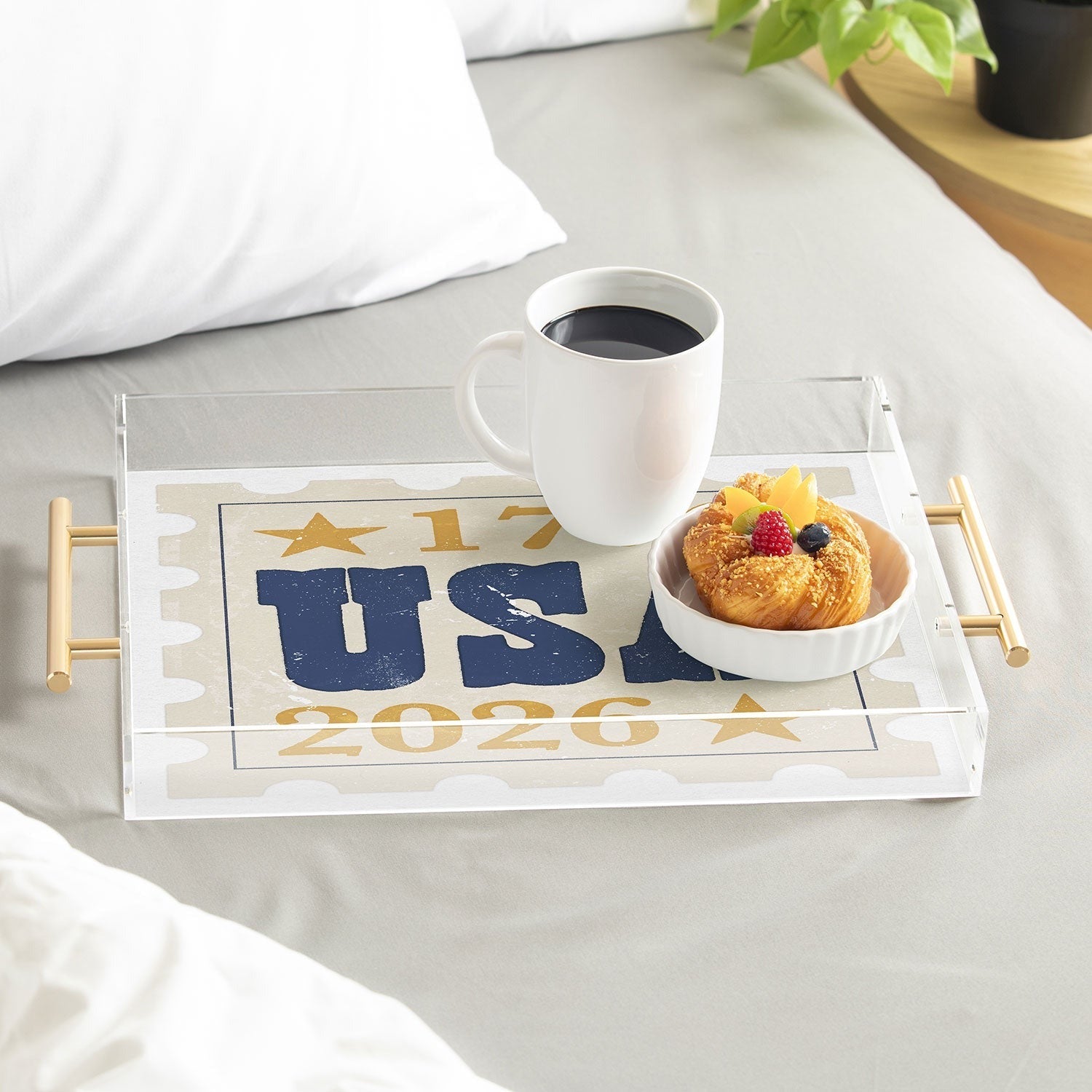 DENY Designs USA Stamp Acrylic Tray