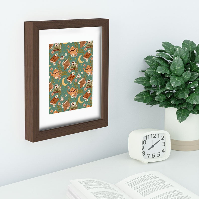 Avenie Moonlit Reading Nook I Recessed Framing Rectangle