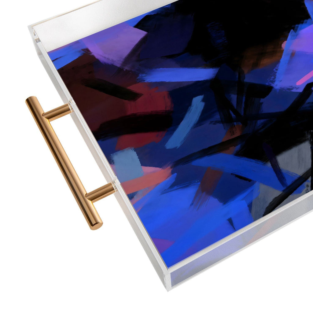 83 Oranges Midnight Sparks Acrylic Tray