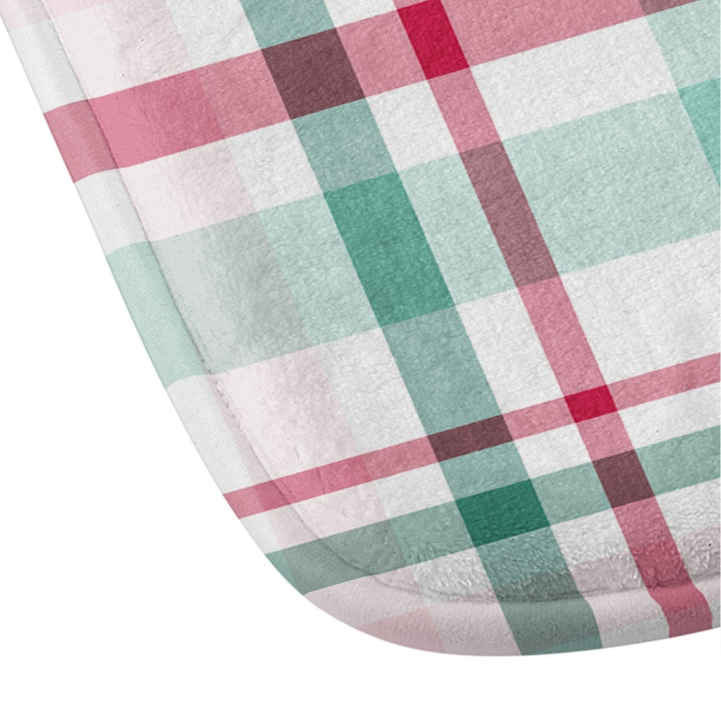 Lisa Argyropoulos Merry Vintage Plaid Memory Foam Bath Mat