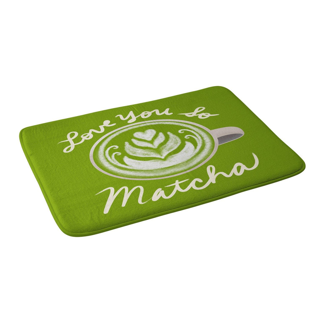Design by Spark Love You So Matcha Memory Foam Bath Mat