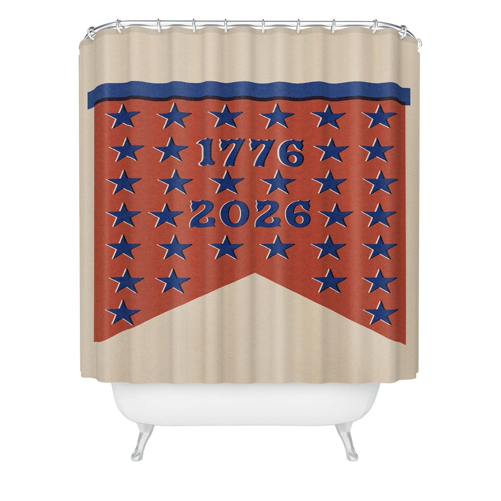 DENY Designs Star Banner Shower Curtain