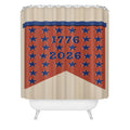 DENY Designs Star Banner Shower Curtain