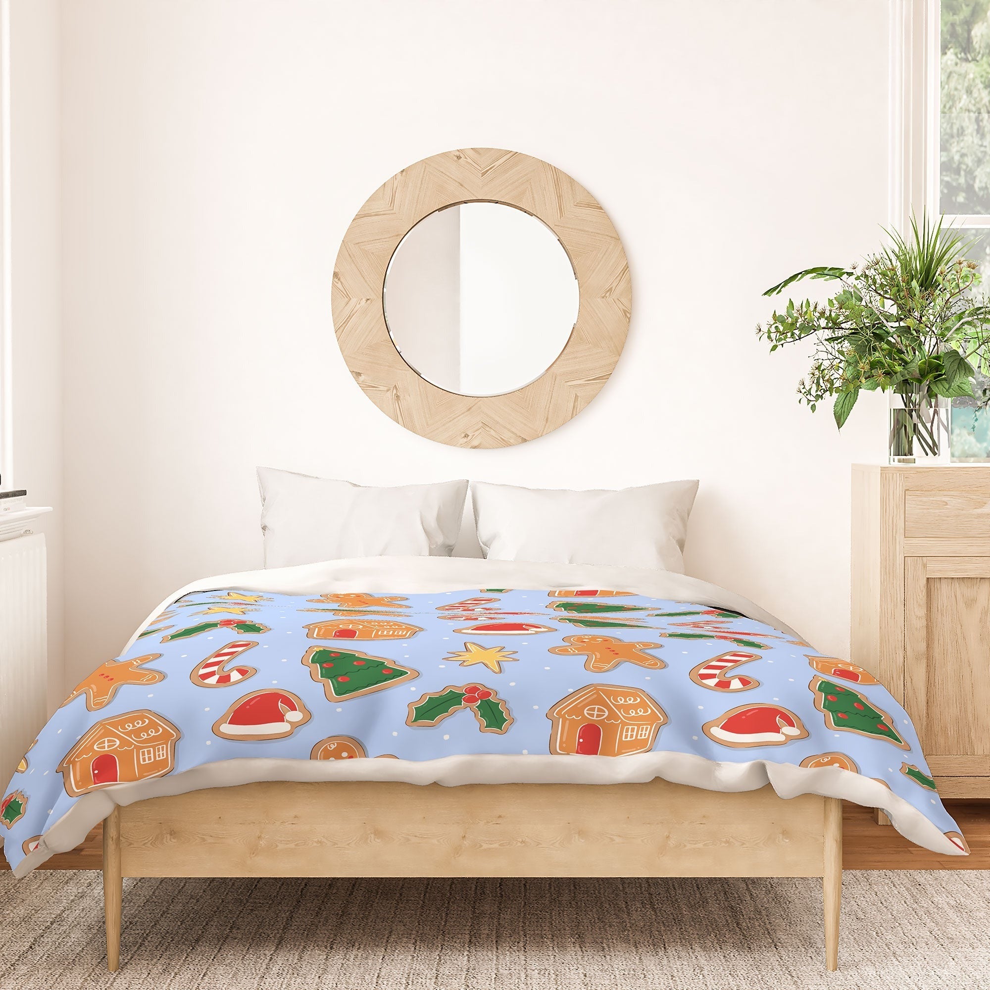 Love_Ryming Christmas Cookies Duvet Cover