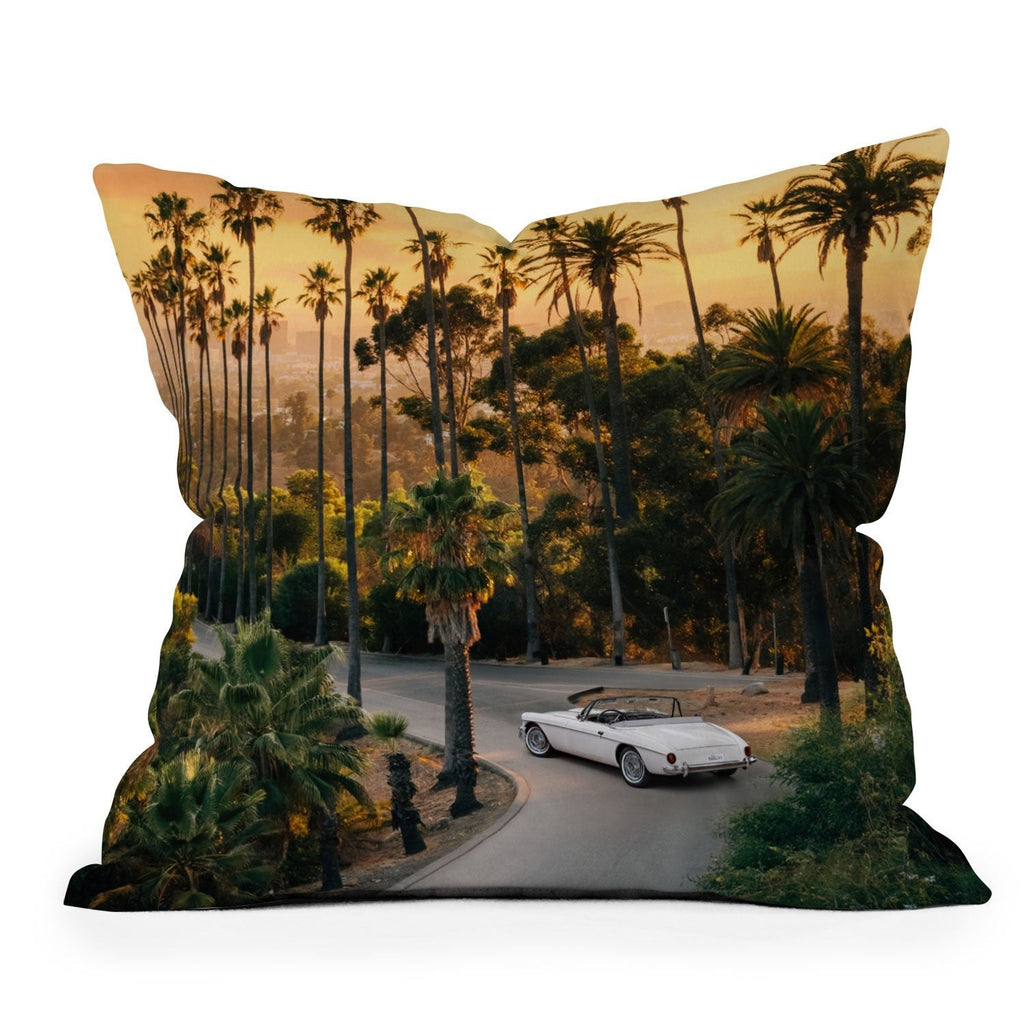 Gal Design Sunset Blvd Throw Pillow