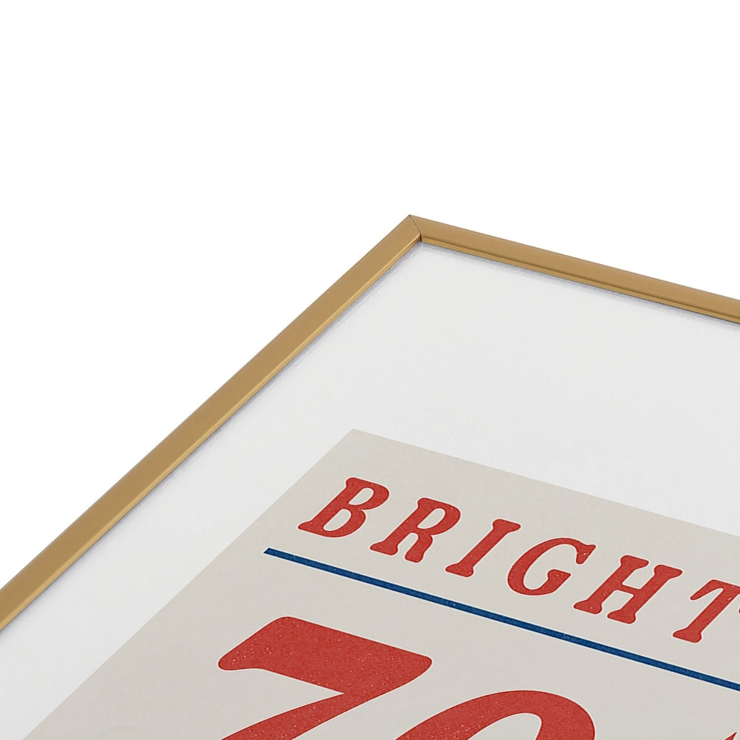 DENY Designs Bright Stars Bright Stripes Metal Framed Art Print