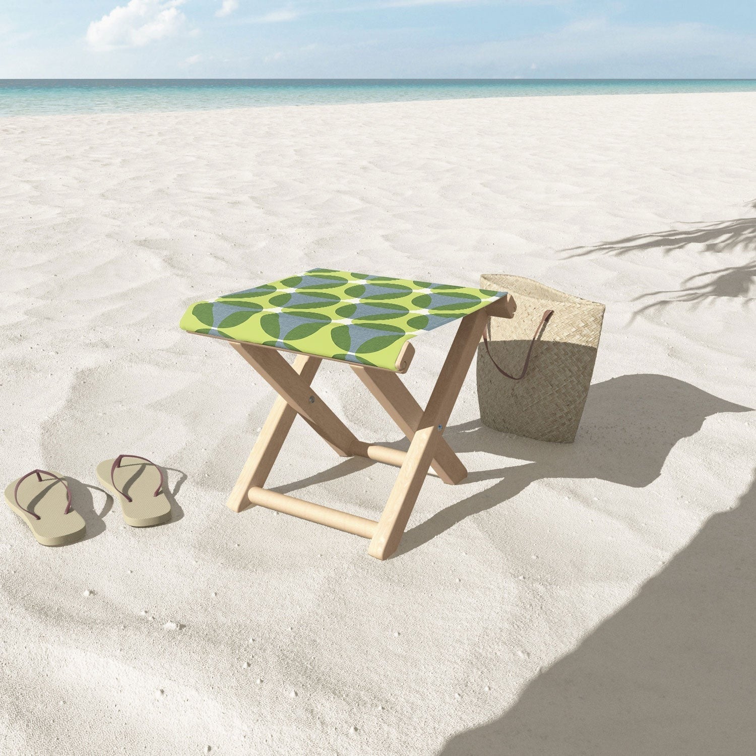 Marta Barragan Camarasa Stylish Retro Circle Folding Stool