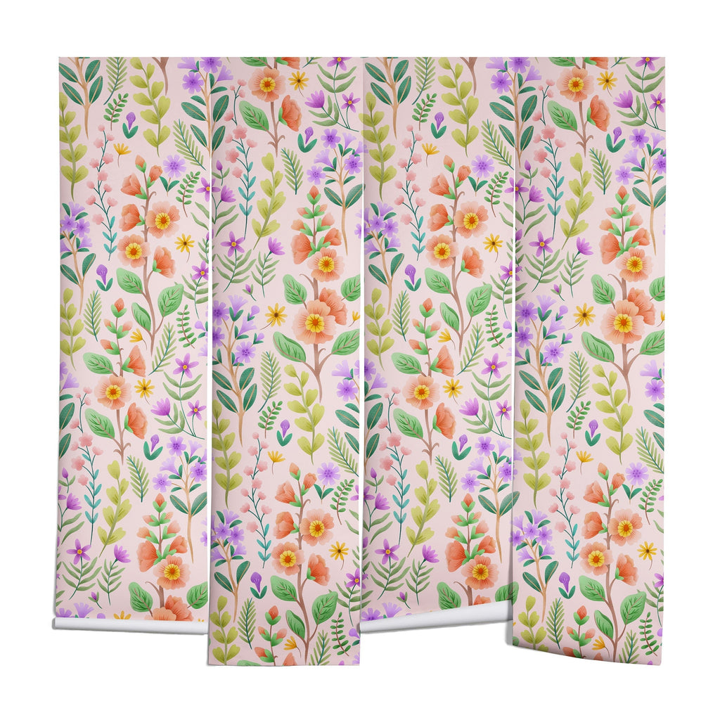 Pimlada Phuapradit Ditsy Spring Floral Wall Mural