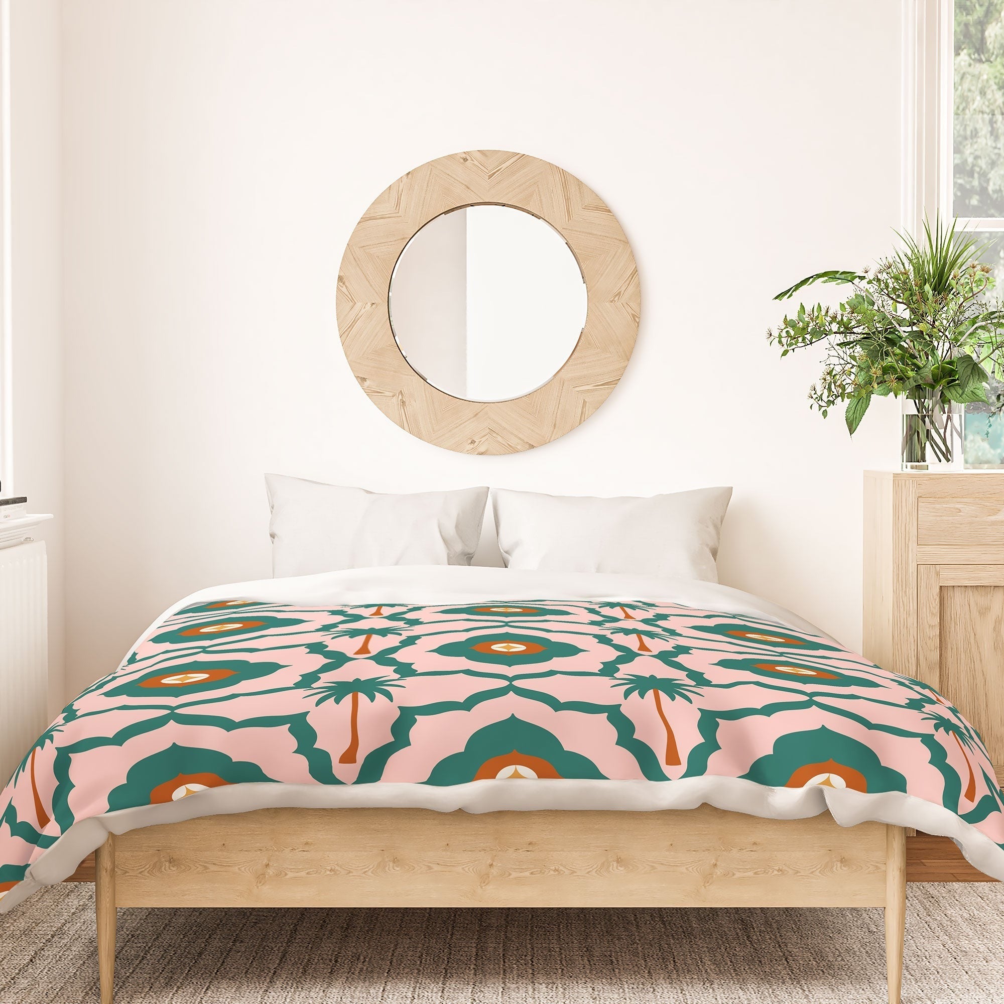 Design by Spark Mid Mod Palm Springs Duvet Cover