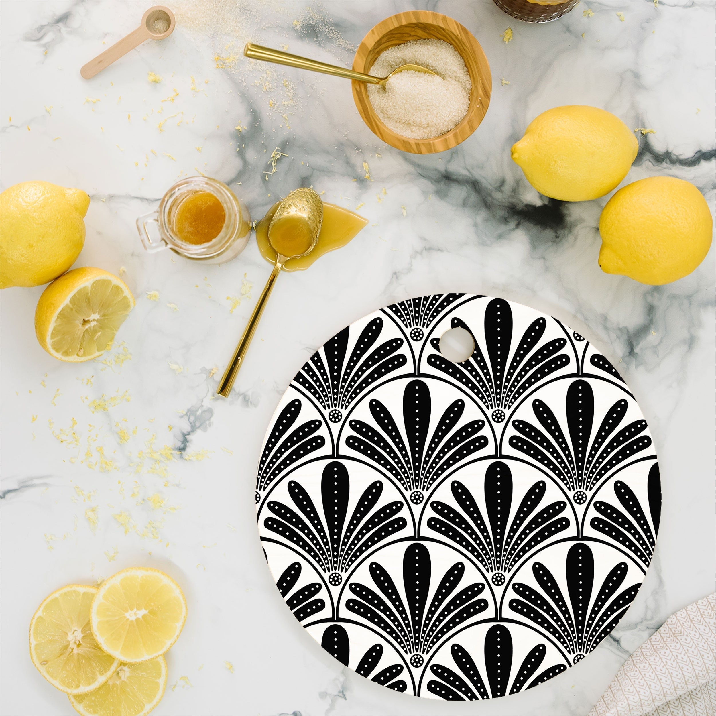 Jennifer Labre Hollywood Glam Cutting Board Round