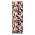 Ninola Design Botanic Retreat Ombre Abstract Watercolor Flowers Pink gold Yoga Towel