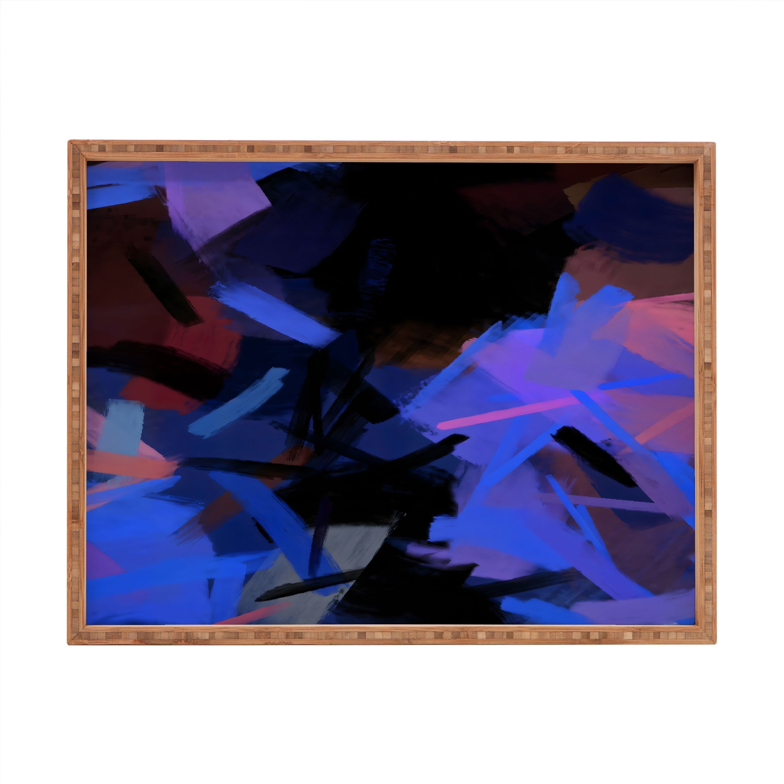 83 Oranges Midnight Sparks Rectangular Tray