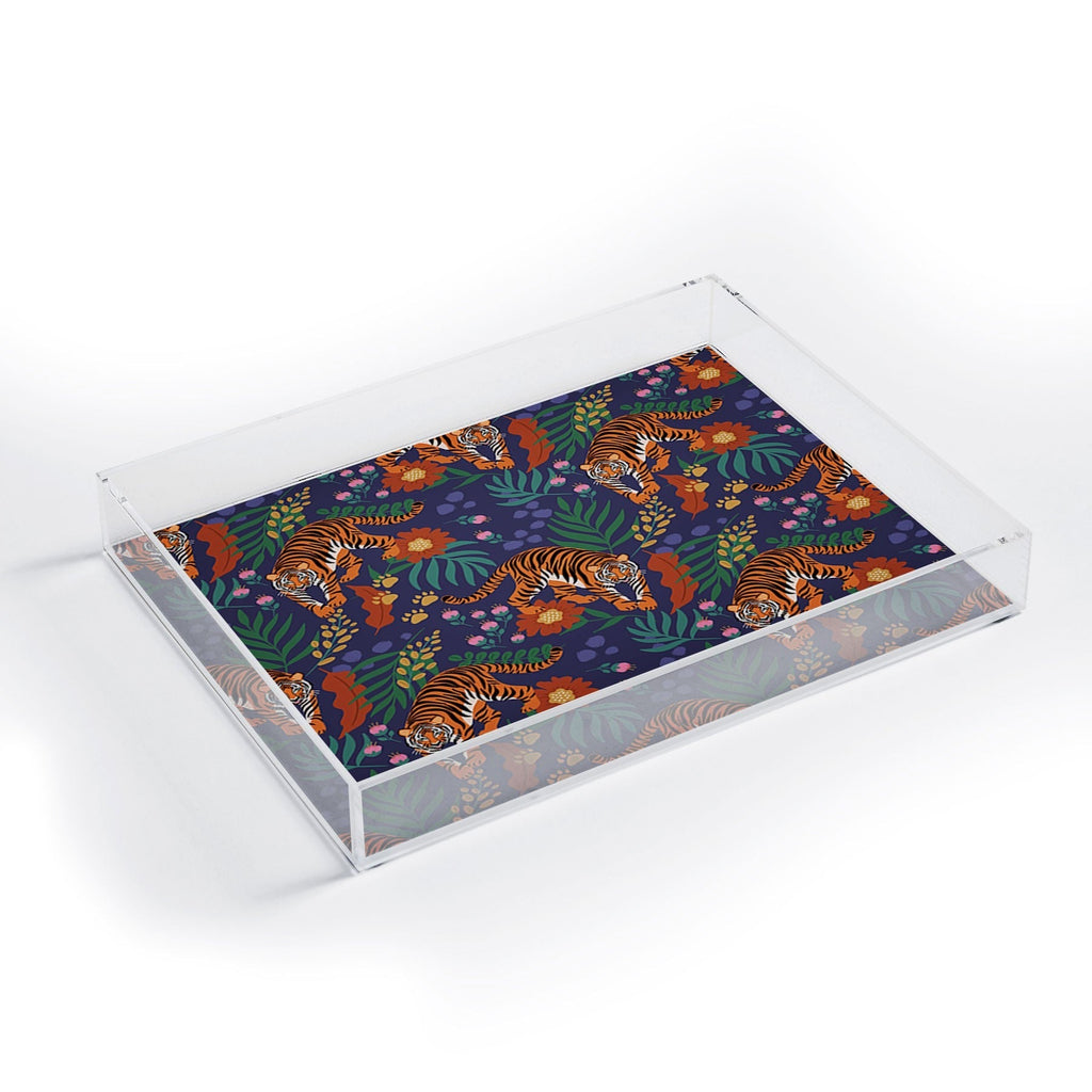 Design by Spark Tiger of the Glorious Jungle Acrylic Tray