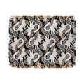 Avenie Celestial Cats Gold Throw Blanket