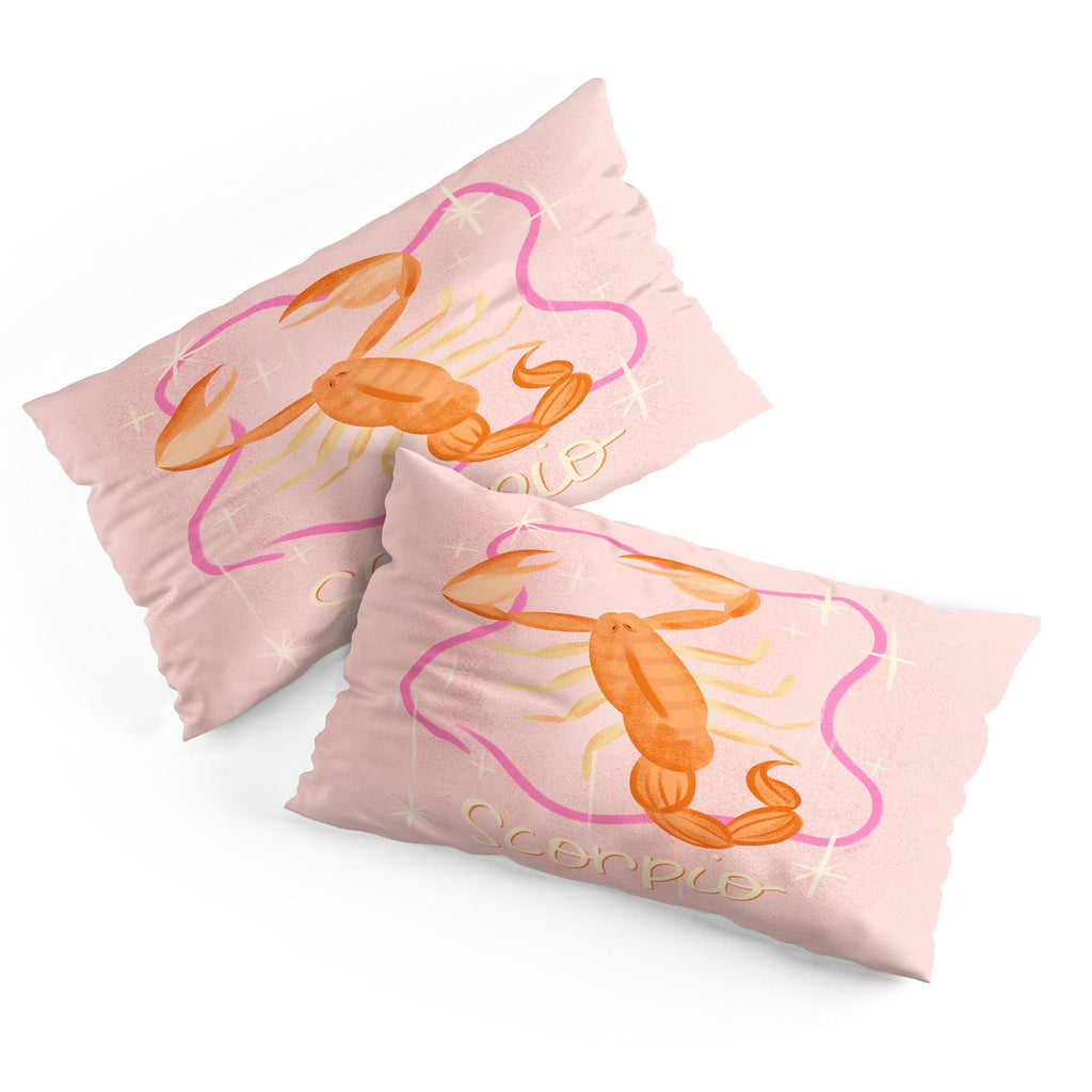 Little Om Zodiac Sign Scorpio Pillow Shams