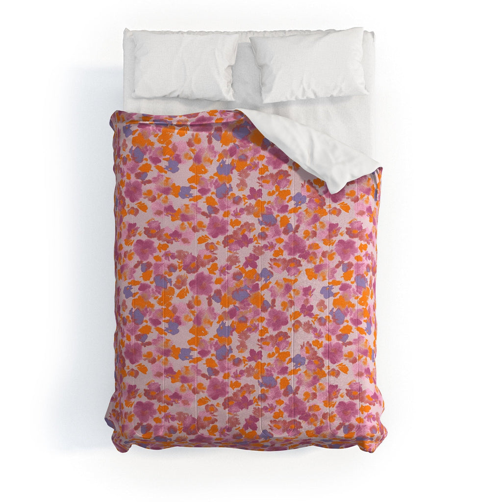 Gabriela Fuente Day Dreaming Watercolor Pink Comforter