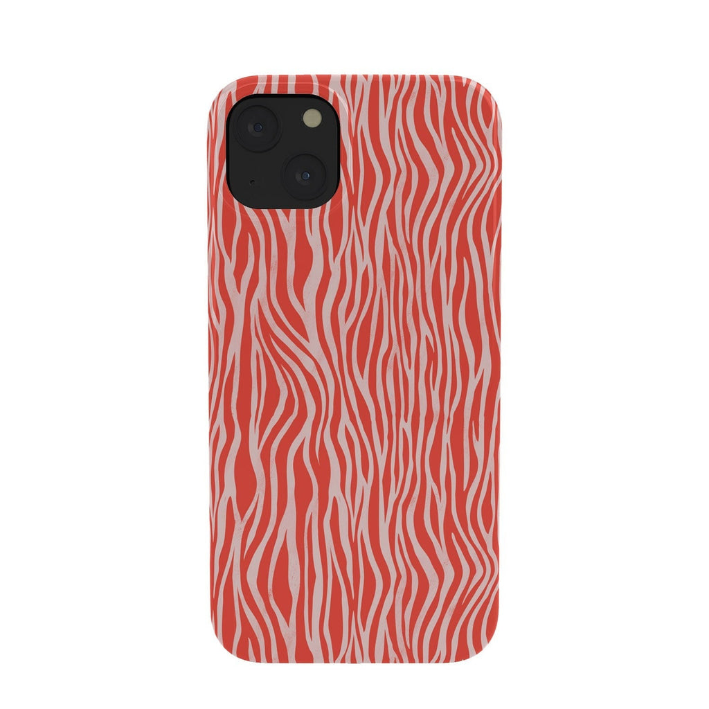Avenie BR Red Zebra Stripe Phone Case