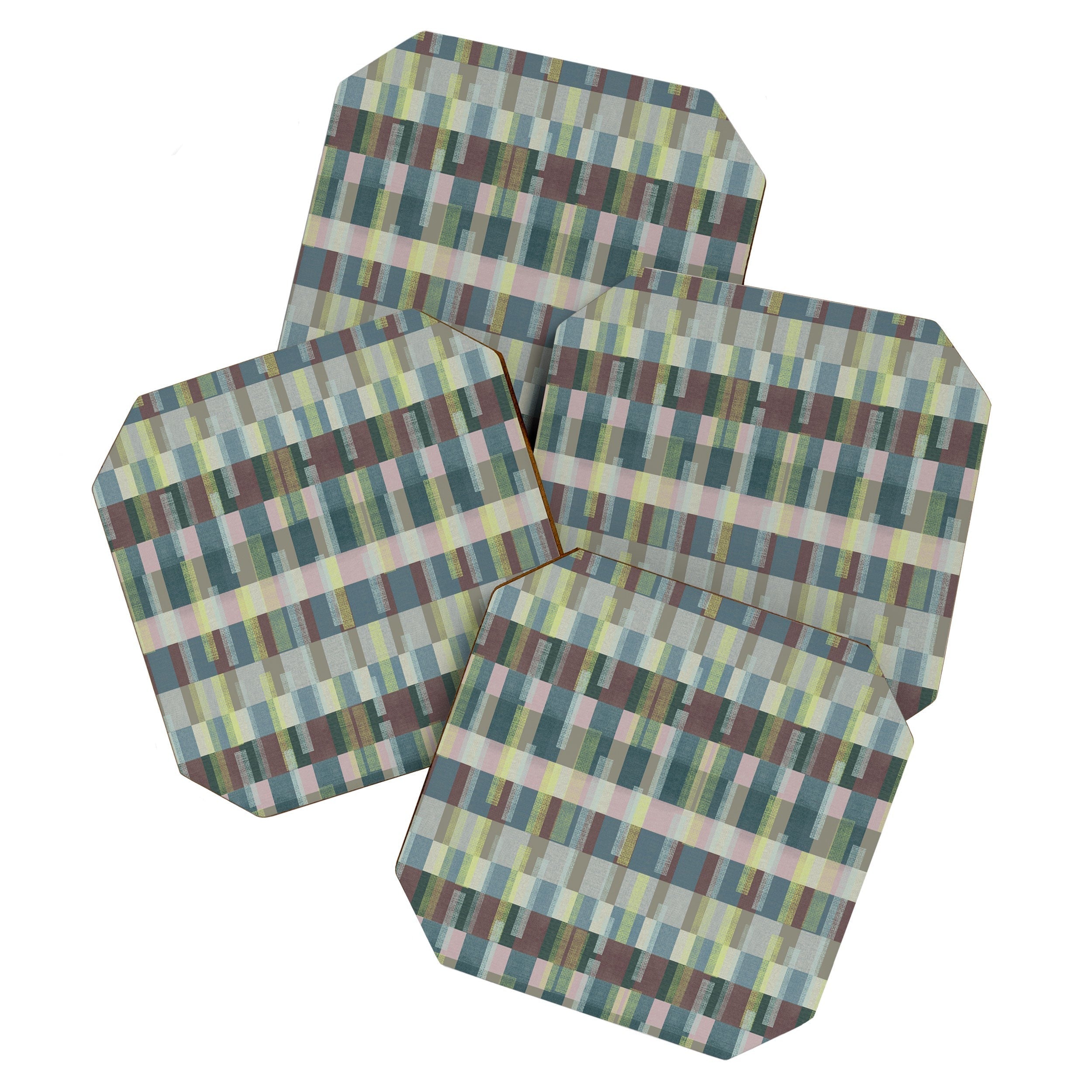 Marta Barragan Camarasa Dynamic Linear Blocks Coaster Set