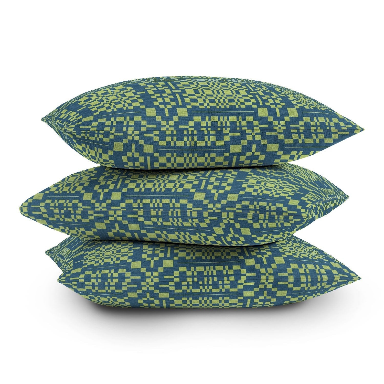 Marta Barragan Camarasa Nostalgic Grid Design Outdoor Throw Pillow