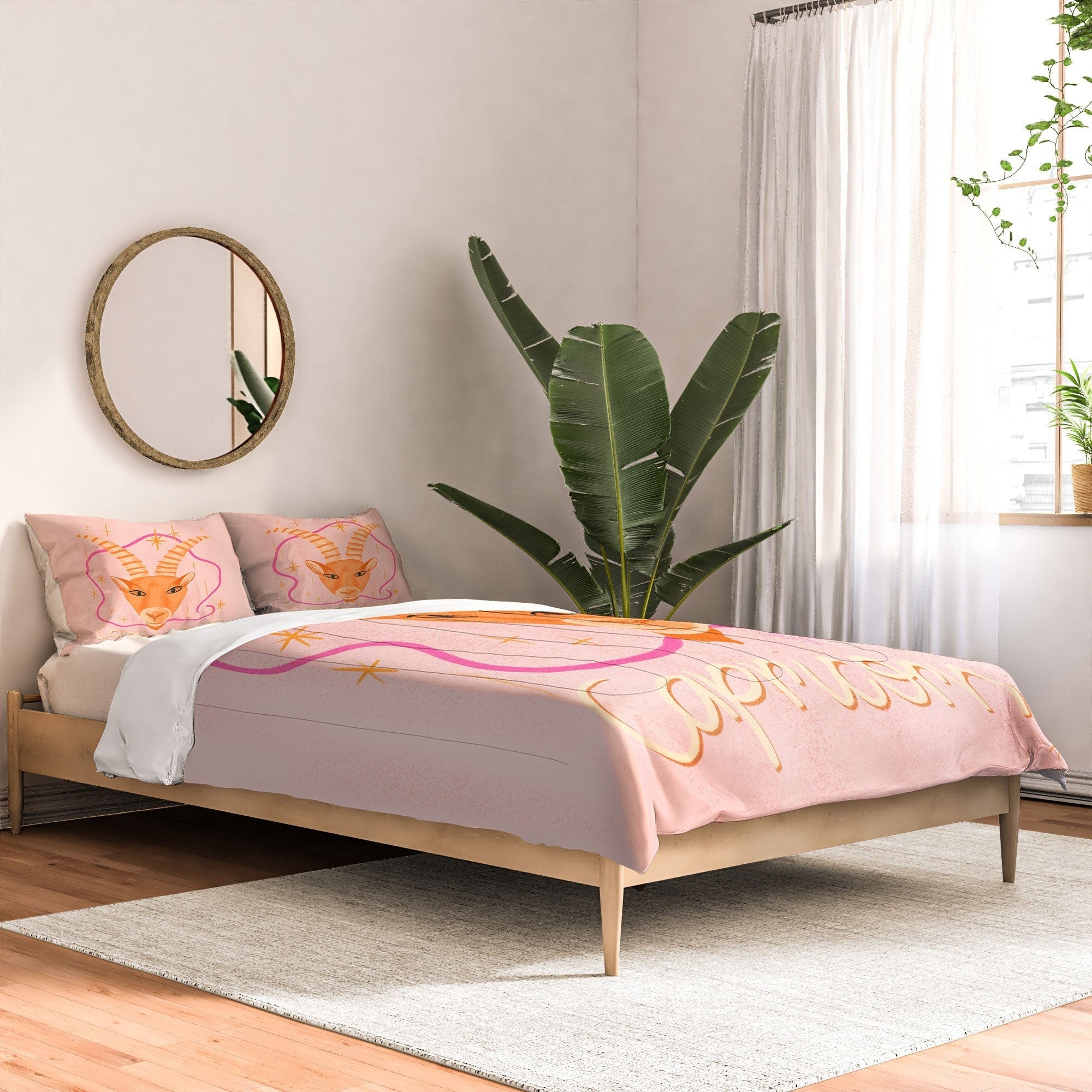 Little Om Zodiac Sign Capricorn Comforter