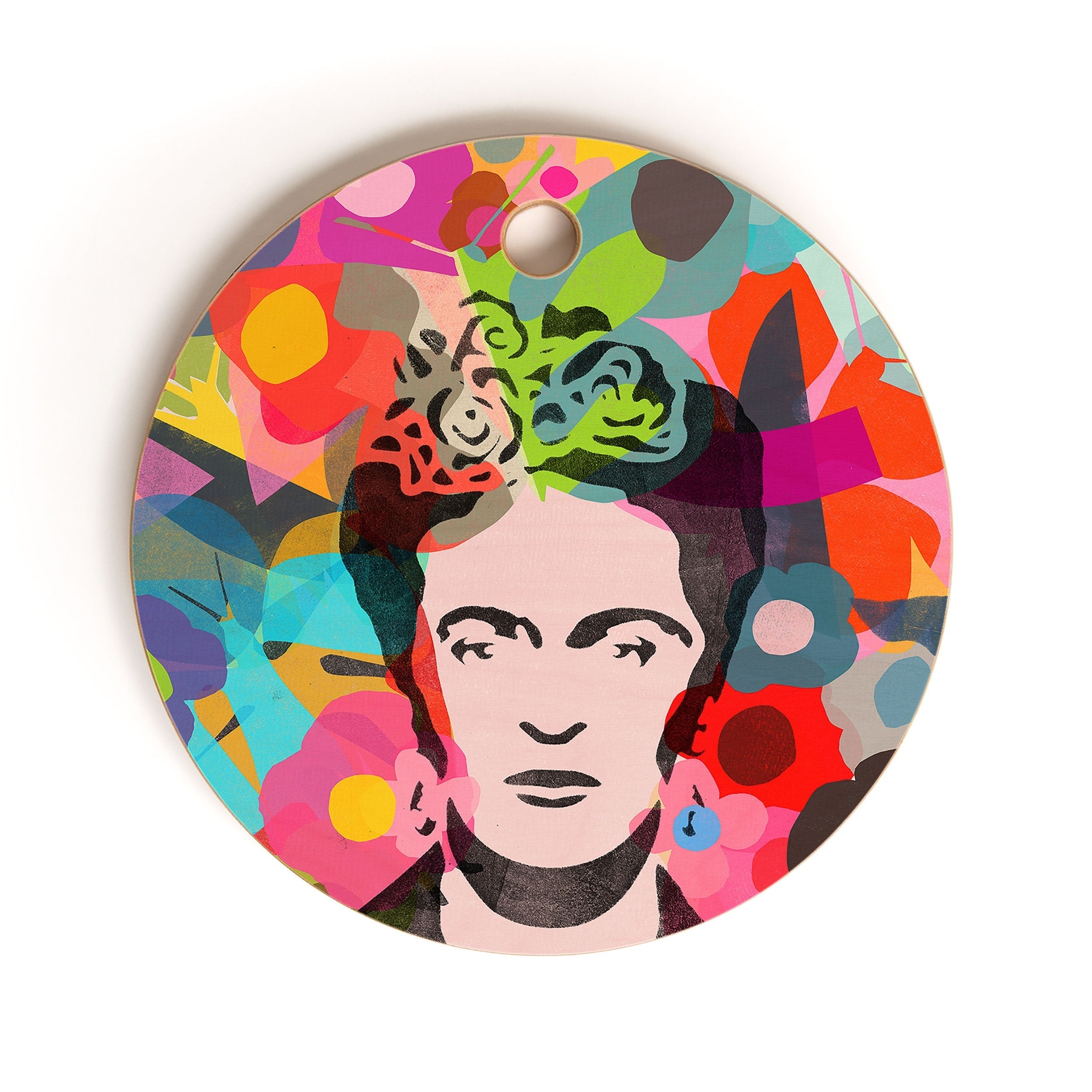 Garima Dhawan frida 1d Cutting Board Round