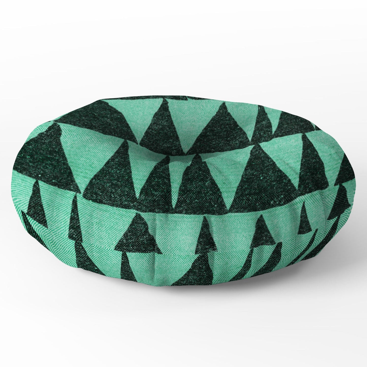 Nick Nelson Analogous Shapes 1 Floor Pillow Round