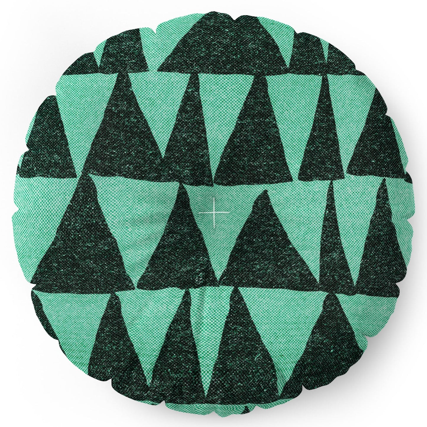 Nick Nelson Analogous Shapes 1 Floor Pillow Round