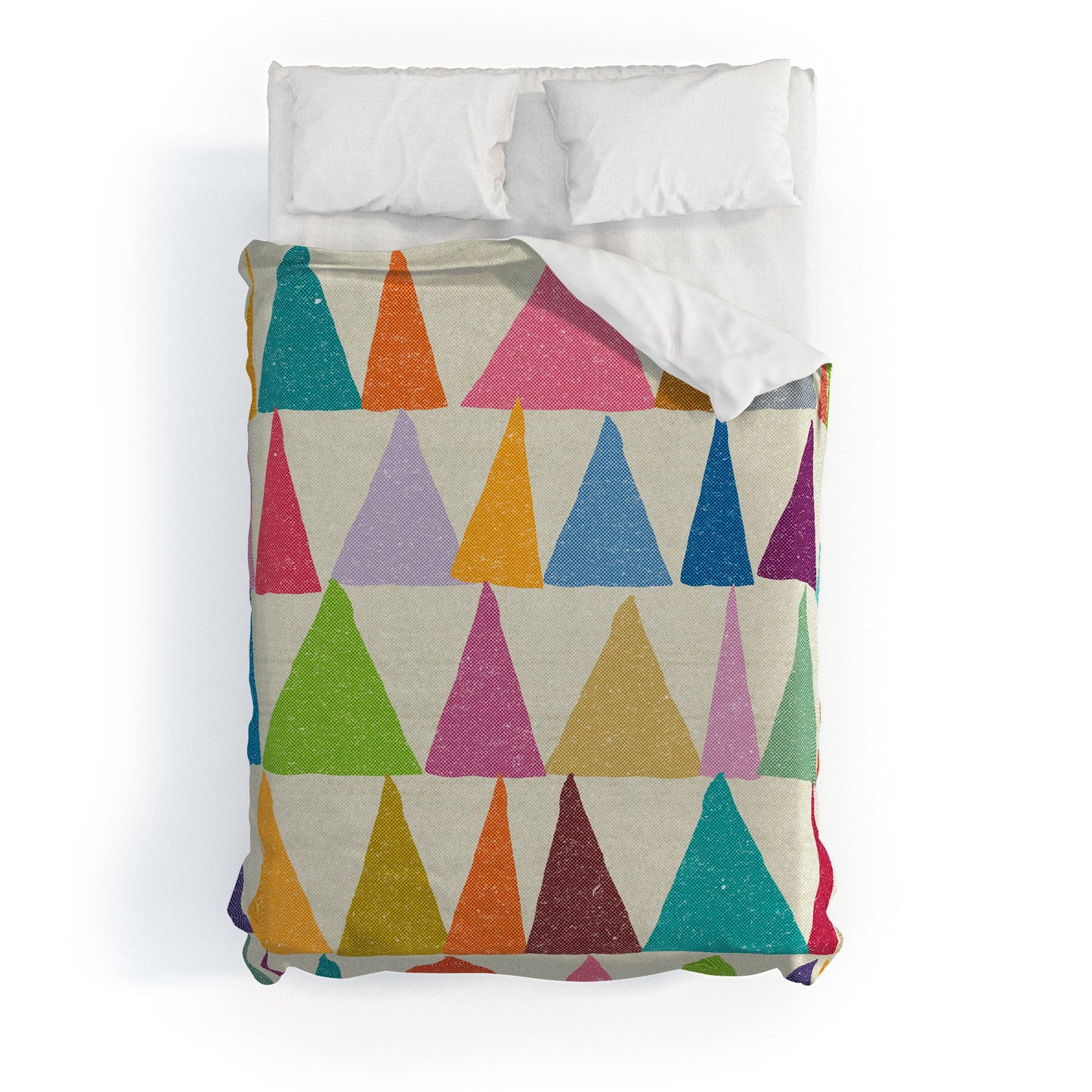 Nick Nelson Analogous Shapes In Bloom Duvet Cover