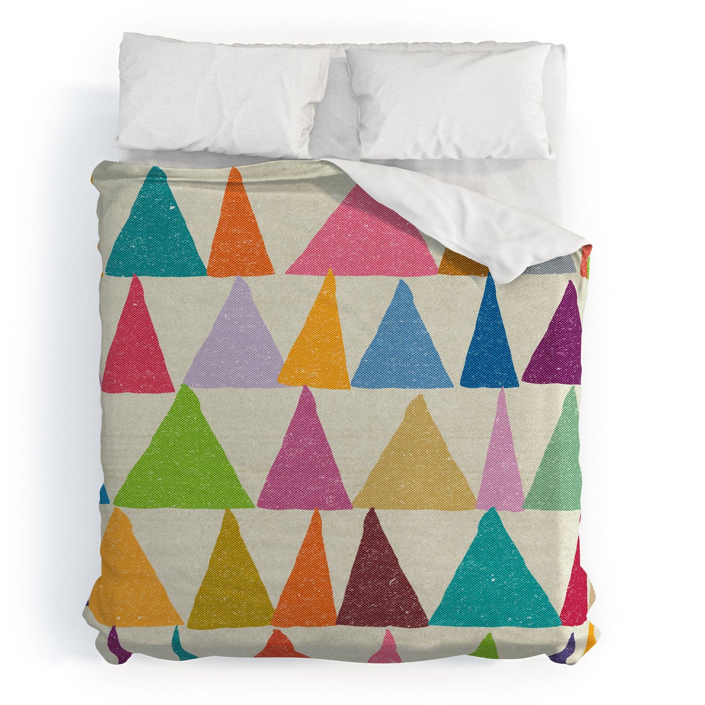 Nick Nelson Analogous Shapes In Bloom Duvet Cover