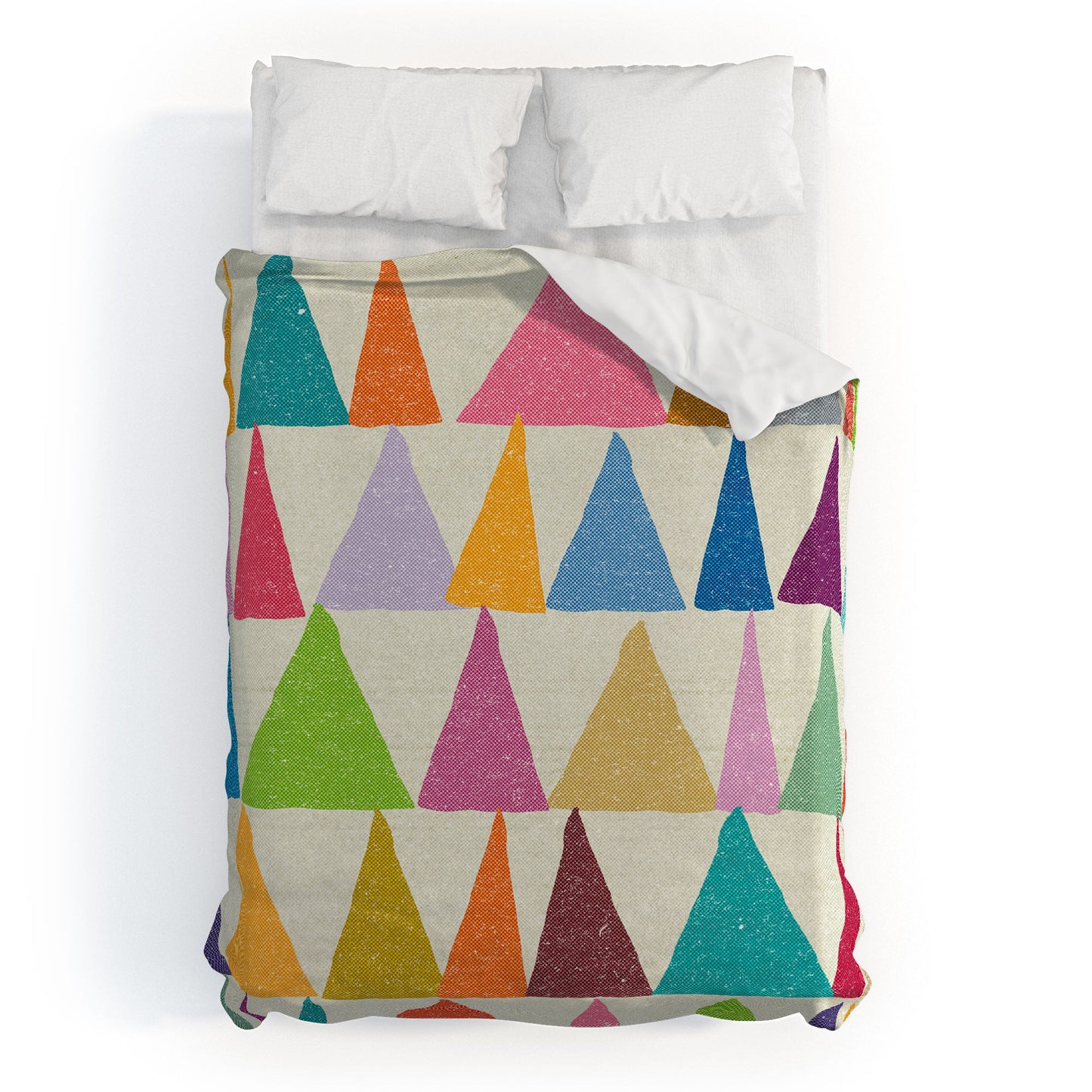 Nick Nelson Analogous Shapes In Bloom Duvet Cover