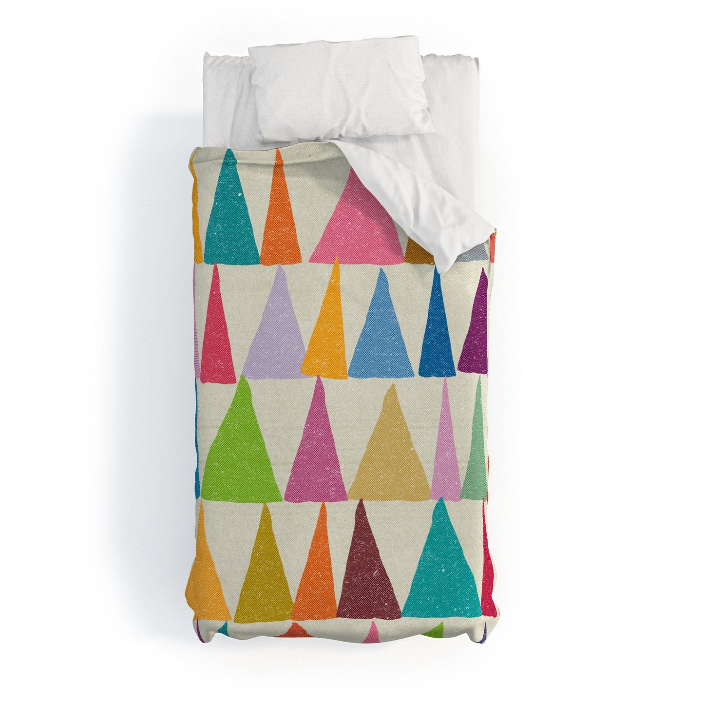 Nick Nelson Analogous Shapes In Bloom Duvet Cover