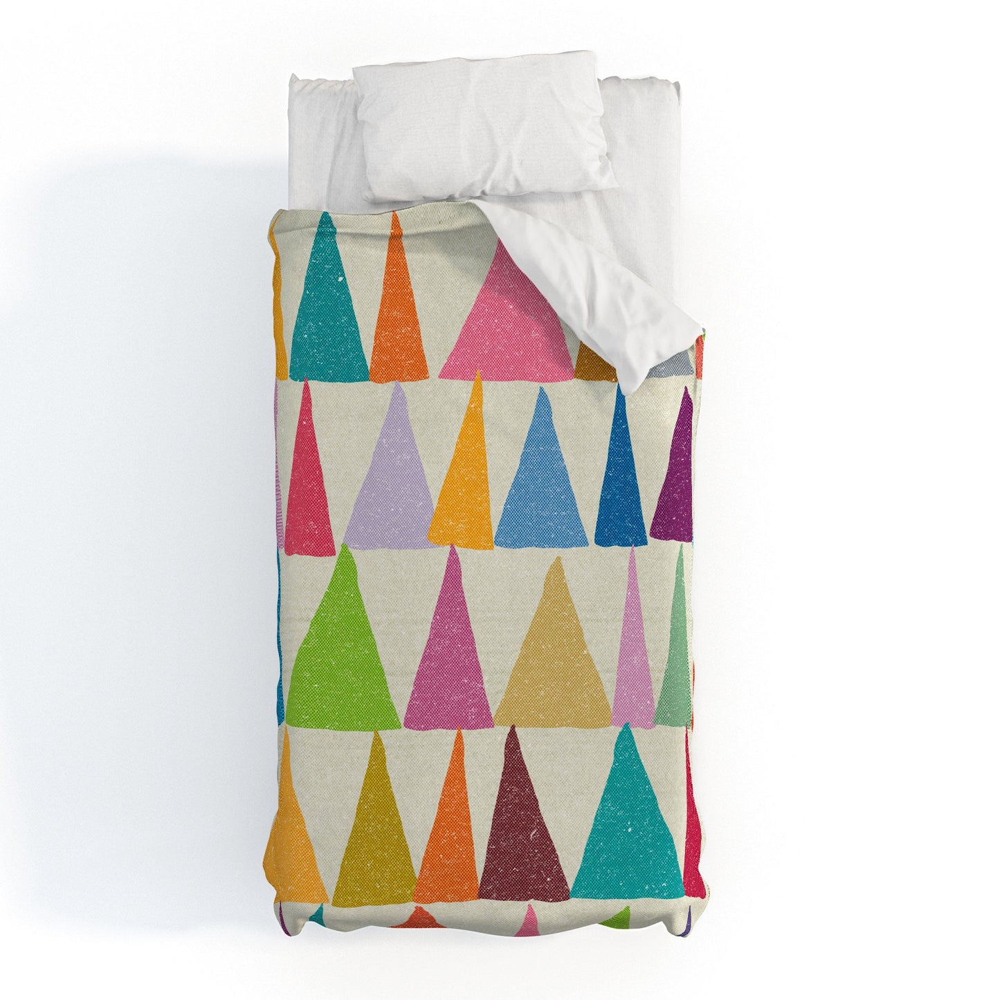 Nick Nelson Analogous Shapes In Bloom Duvet Cover