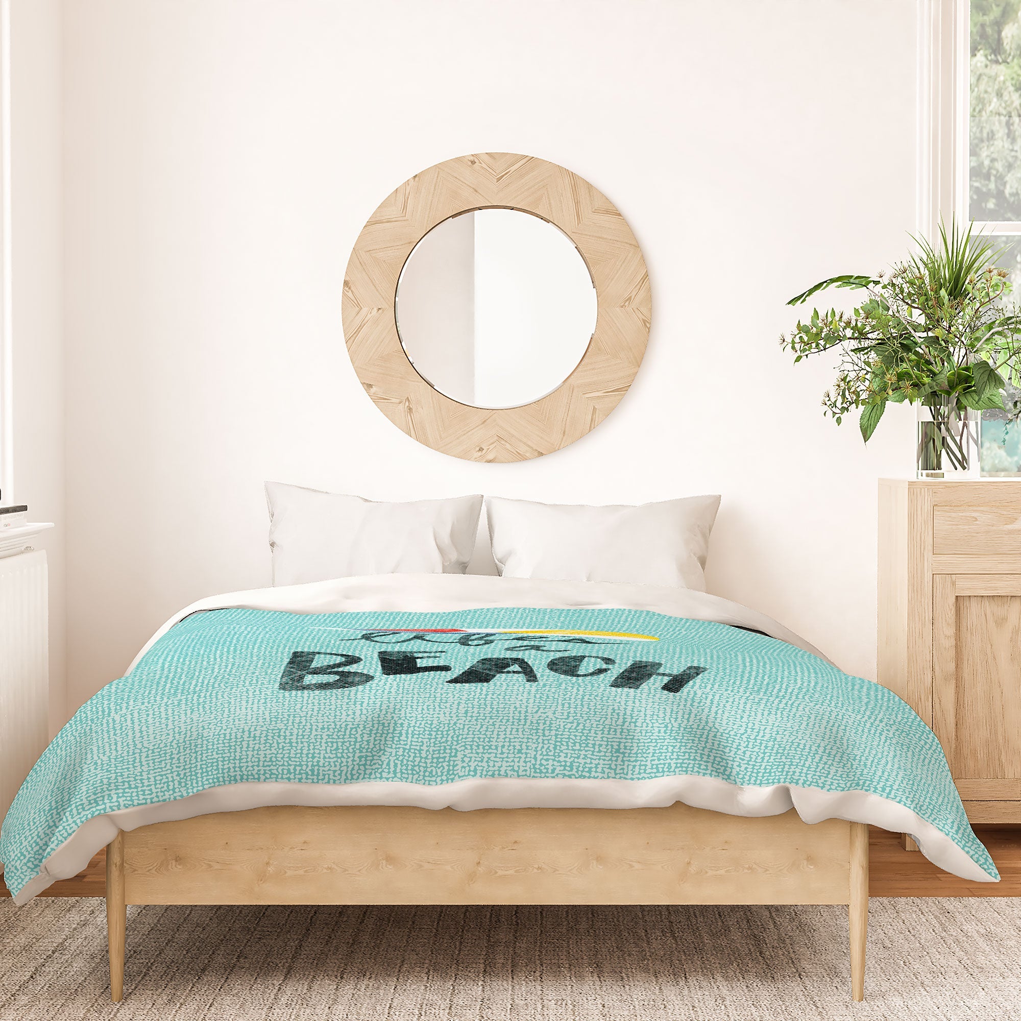 Nick Nelson Lifes A Beach Duvet Cover