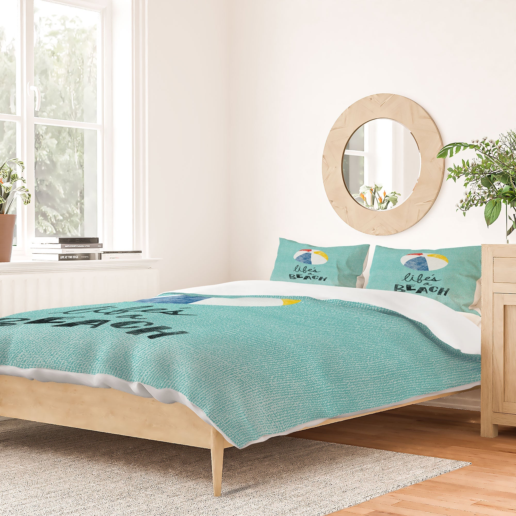 Nick Nelson Lifes A Beach Duvet Cover