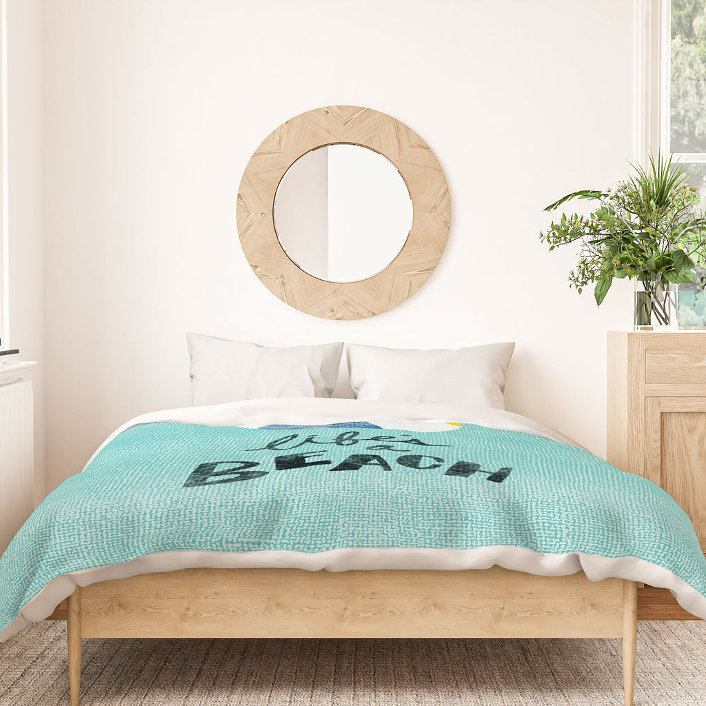 Nick Nelson Lifes A Beach Duvet Cover