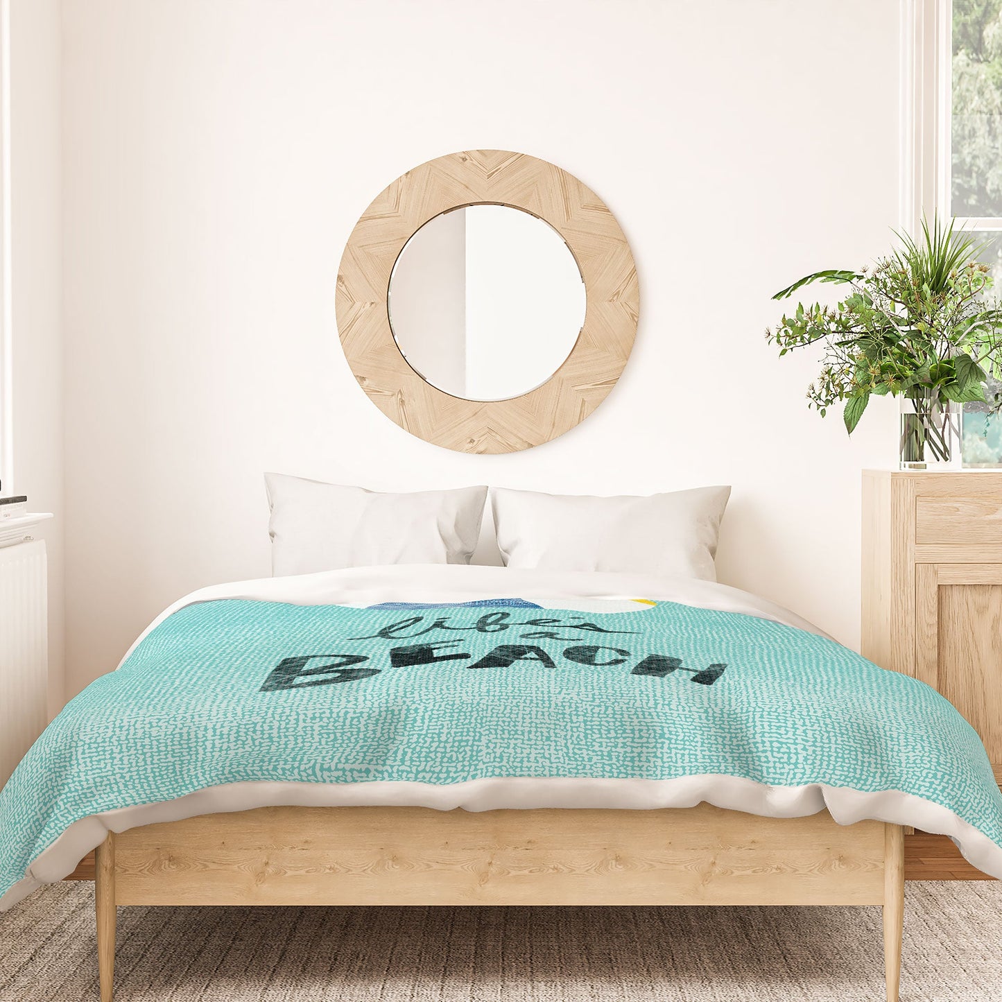 Nick Nelson Lifes A Beach Duvet Cover