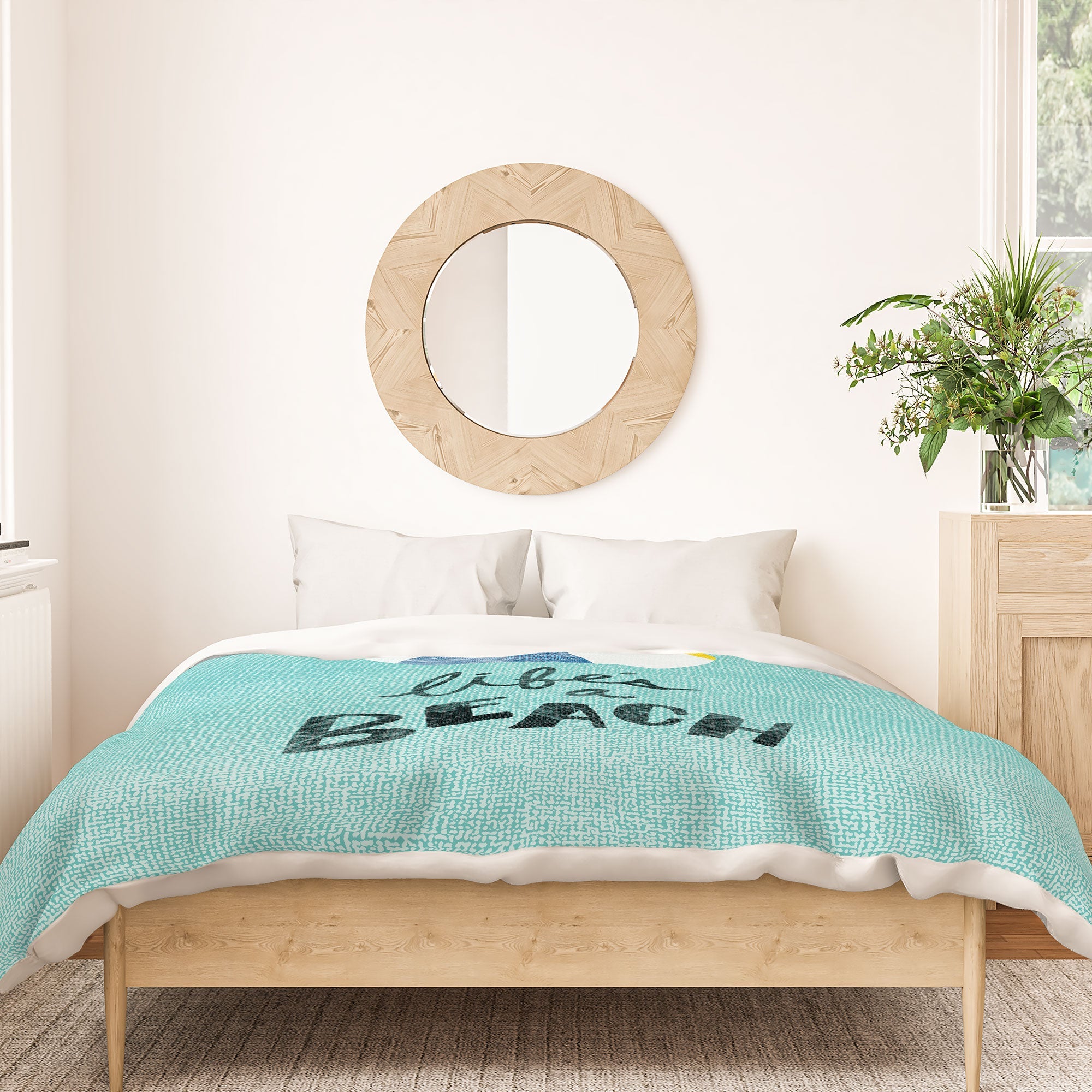 Nick Nelson Lifes A Beach Duvet Cover