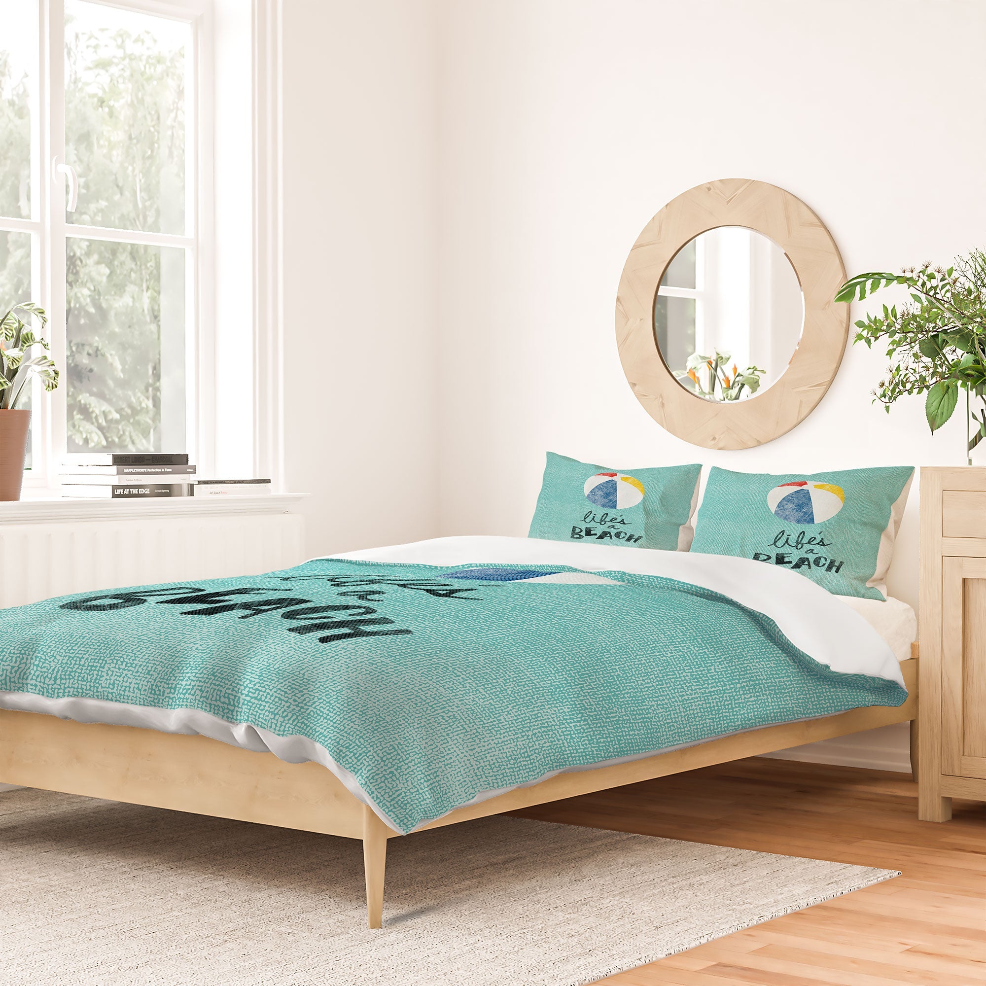Nick Nelson Lifes A Beach Duvet Cover