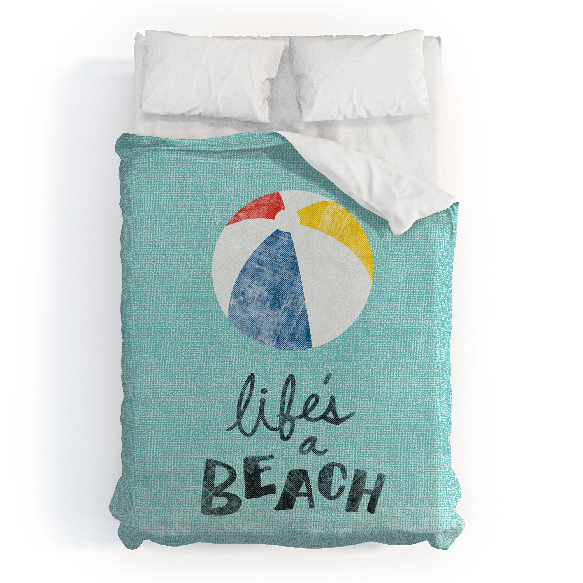 Nick Nelson Lifes A Beach Duvet Cover