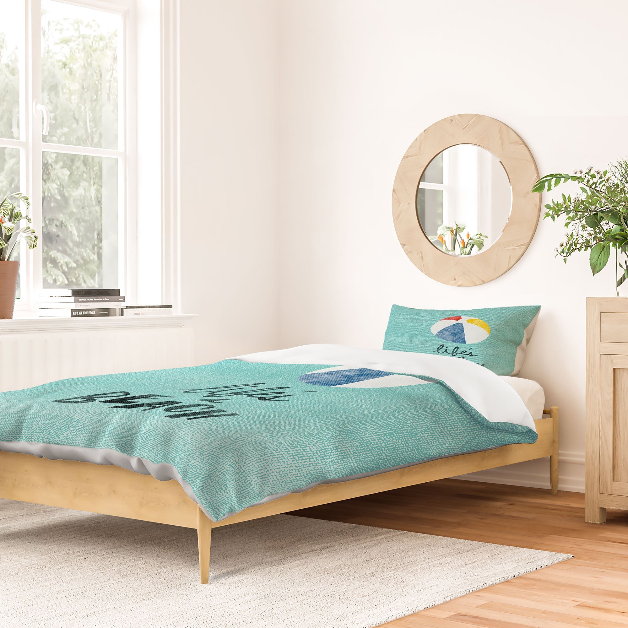 Nick Nelson Lifes A Beach Duvet Cover
