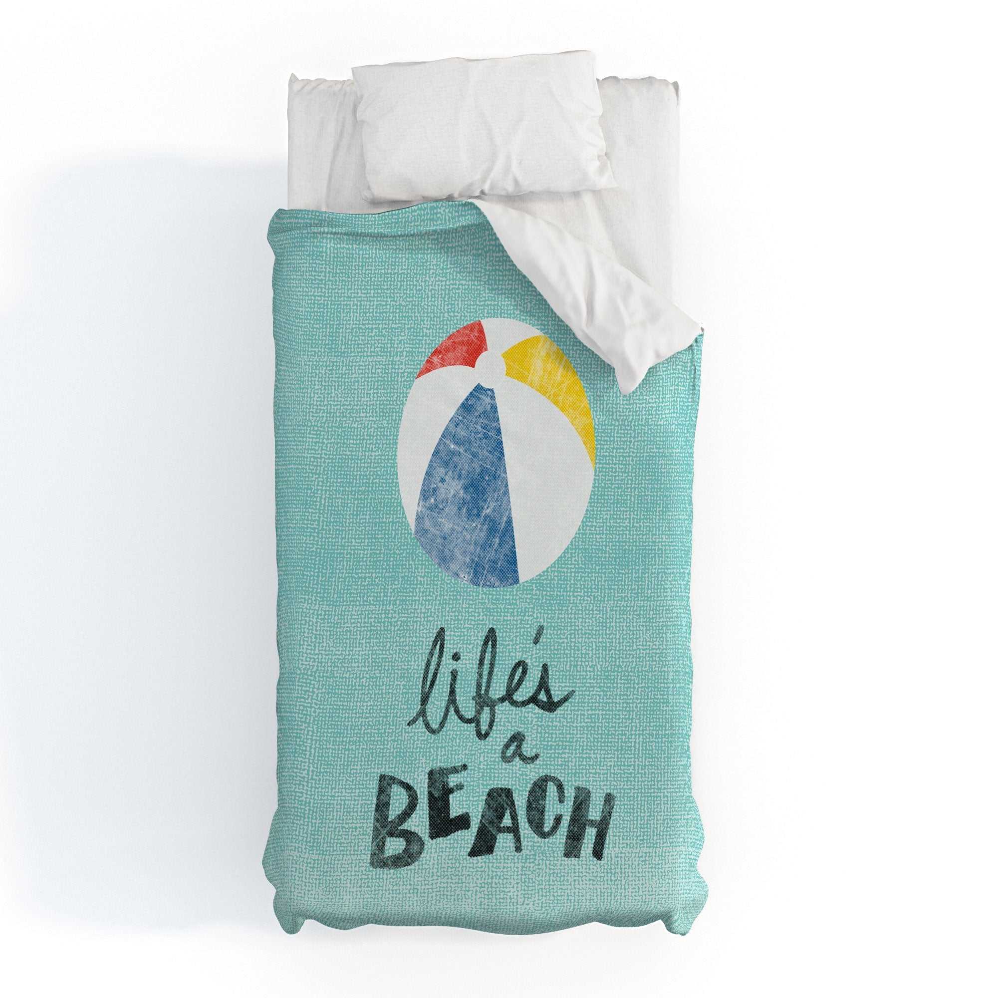 Nick Nelson Lifes A Beach Duvet Cover