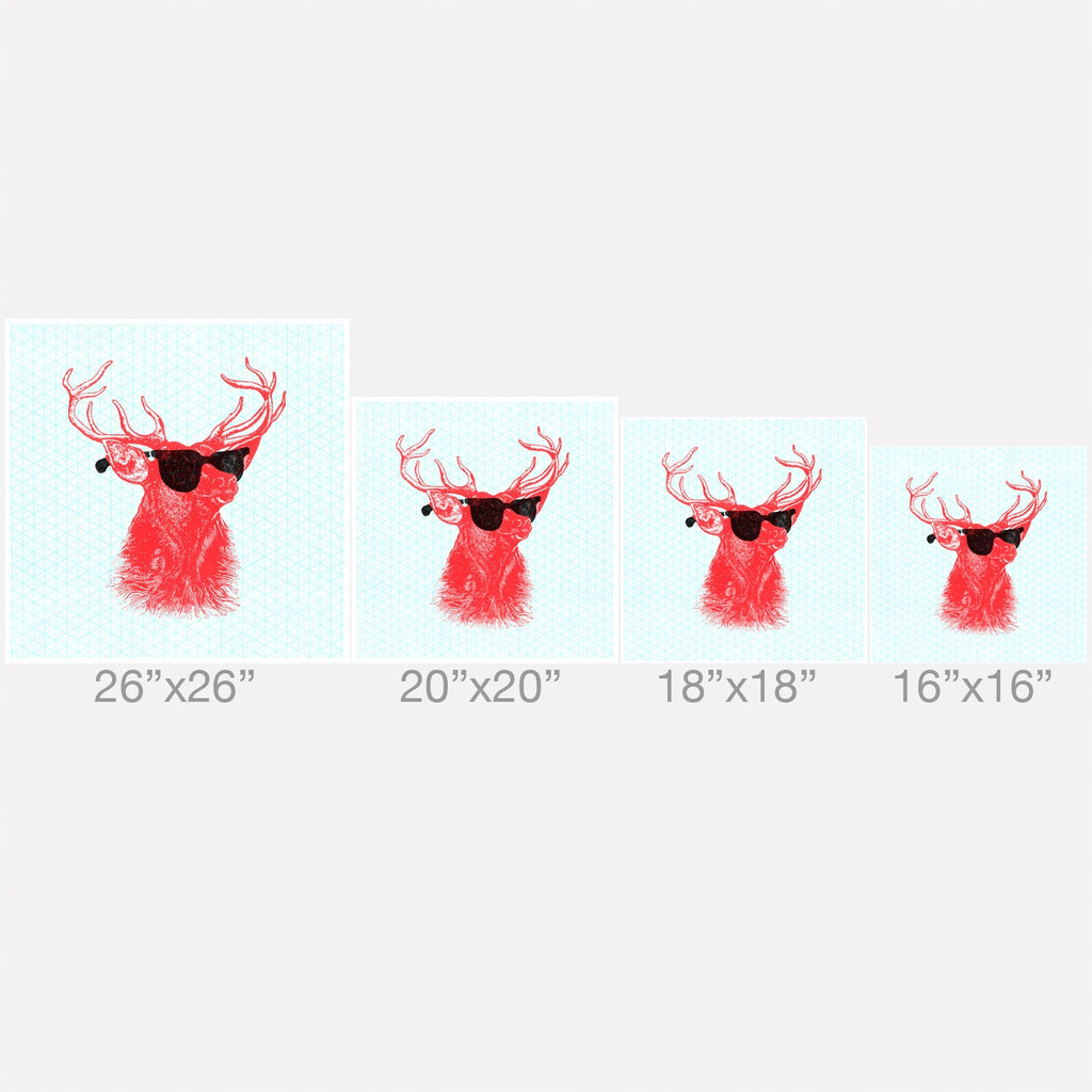 Nick Nelson Young Buck Outdoor Throw Pillow