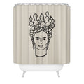 Nick Quintero Frida Cactus Shower Curtain