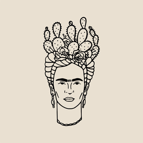 Nick Quintero Frida Cactus Shower Curtain